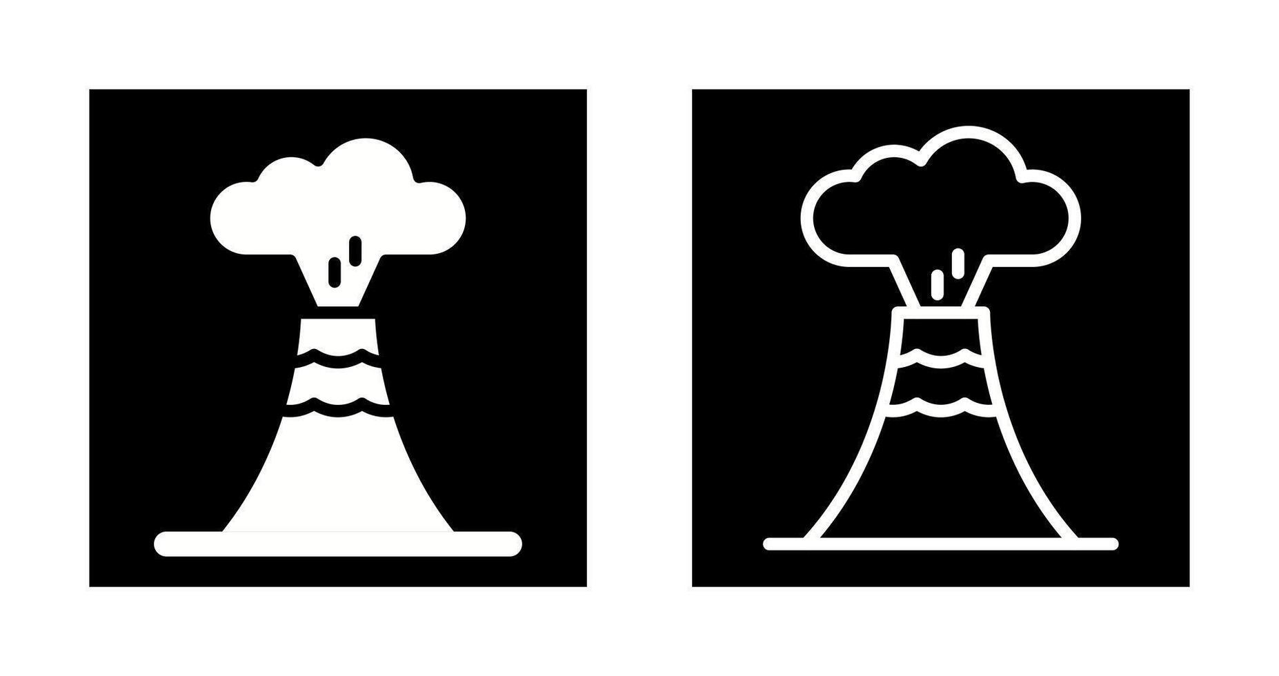 Volcano Vector Icon
