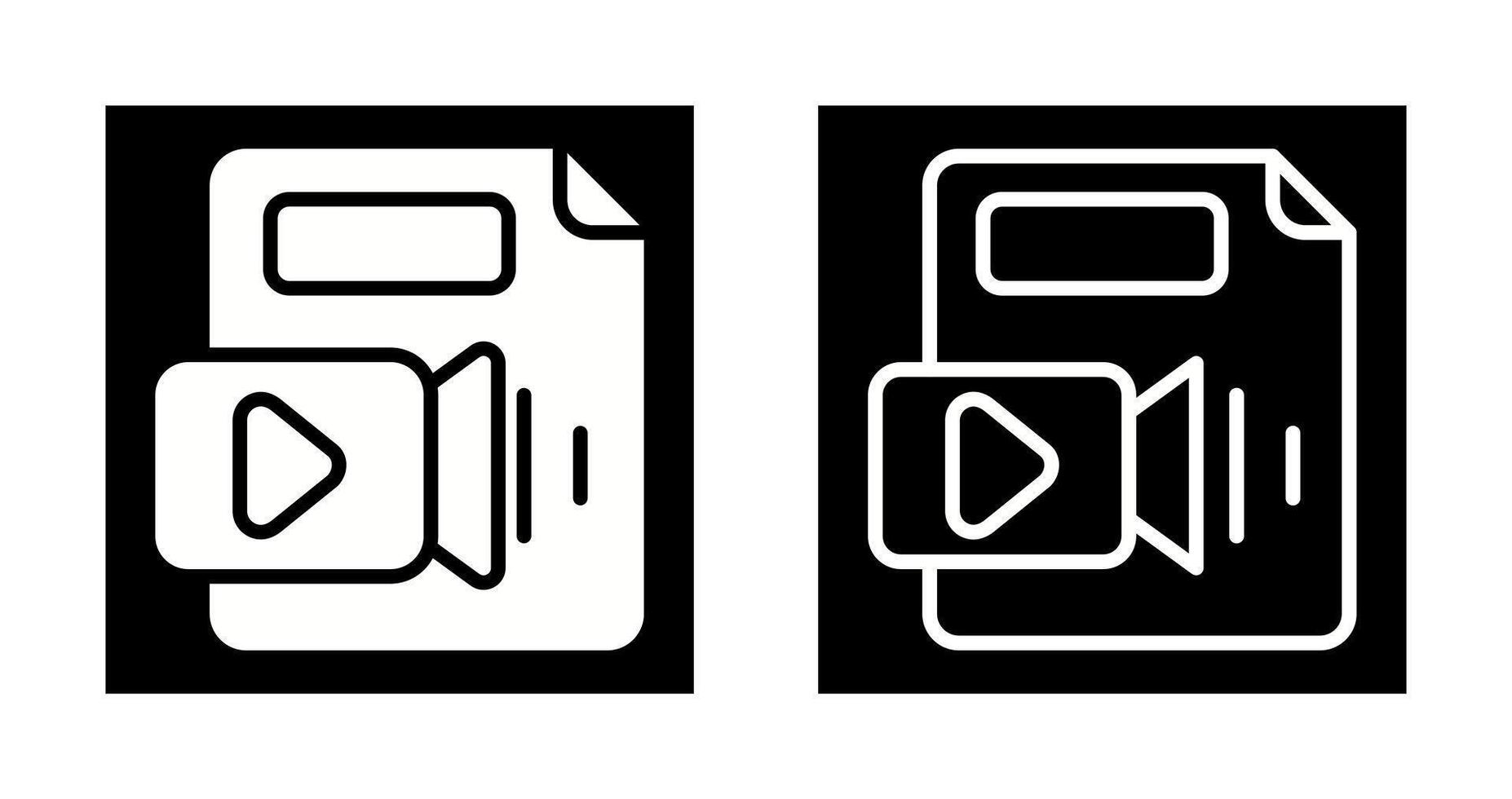 Video File Vector Icon