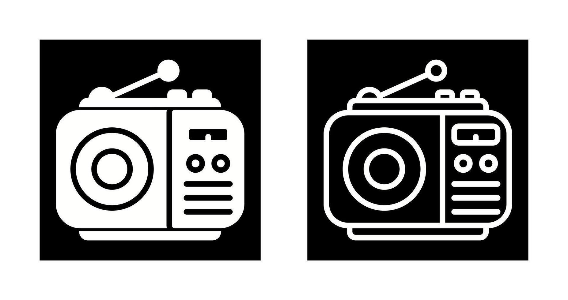 Radio Vector Icon