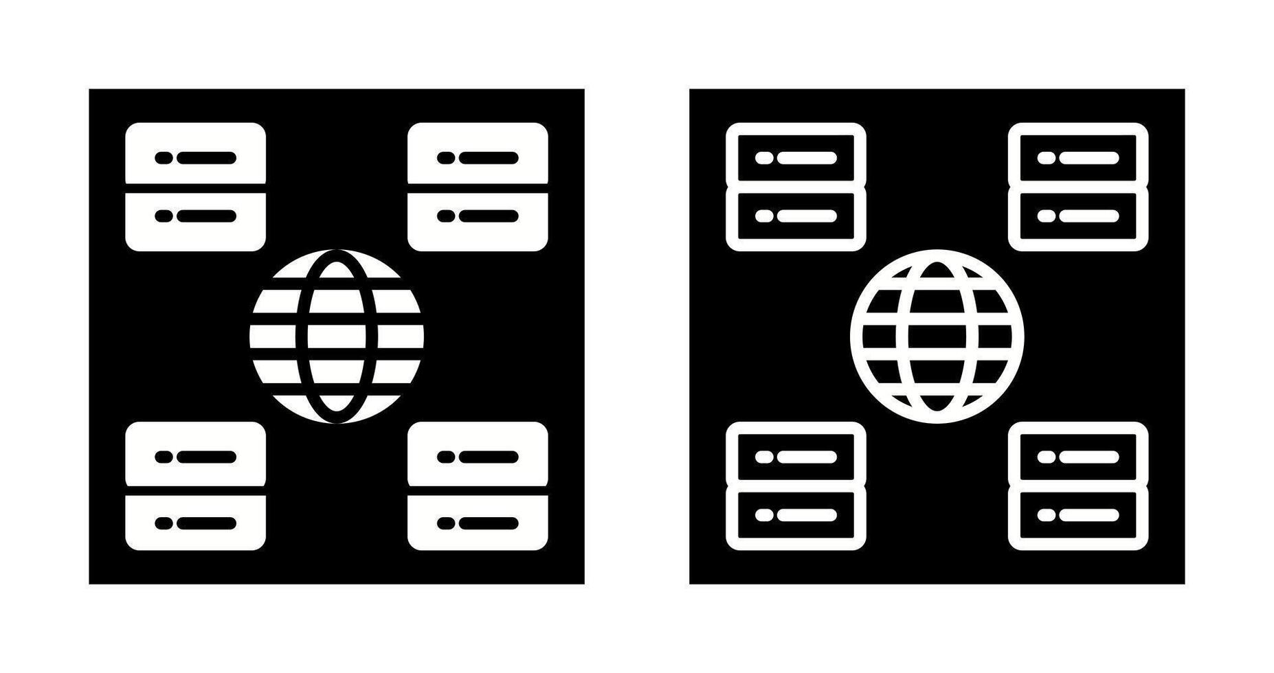 Content Delivery Network Vector Icon