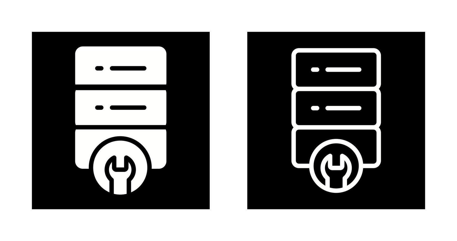 Server Maintenance Vector Icon