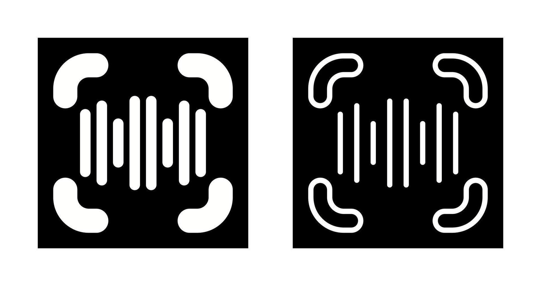 Voice Recognition Vector Icon