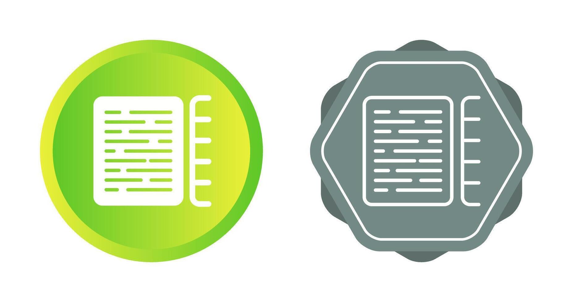 Document Indexing Vector Icon