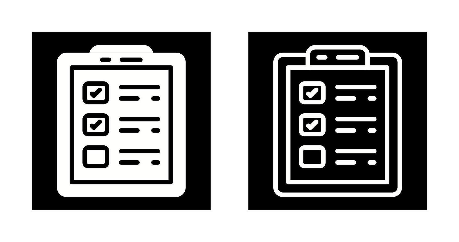 Checklist Vector Icon