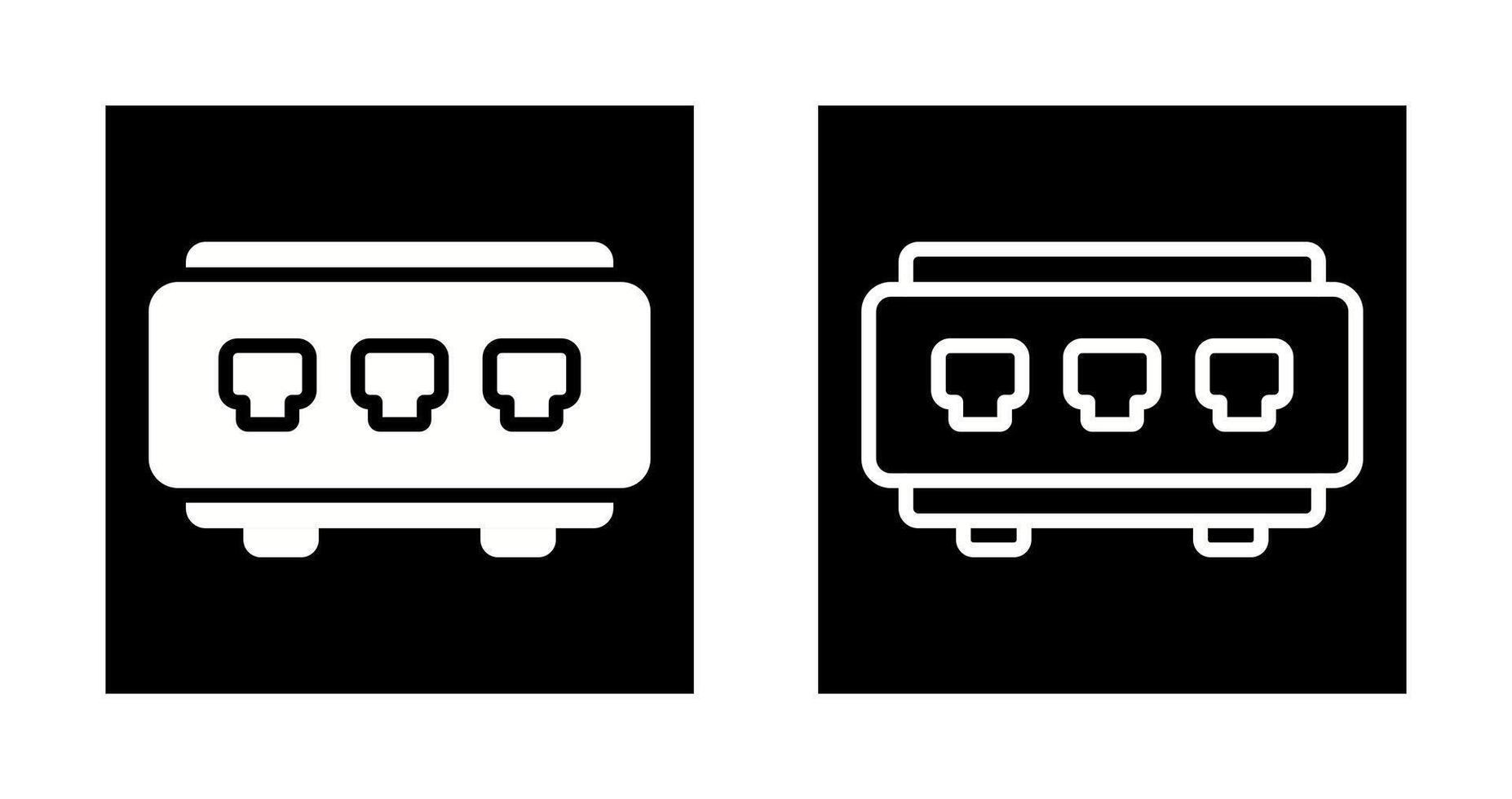 Network Switch Vector Icon