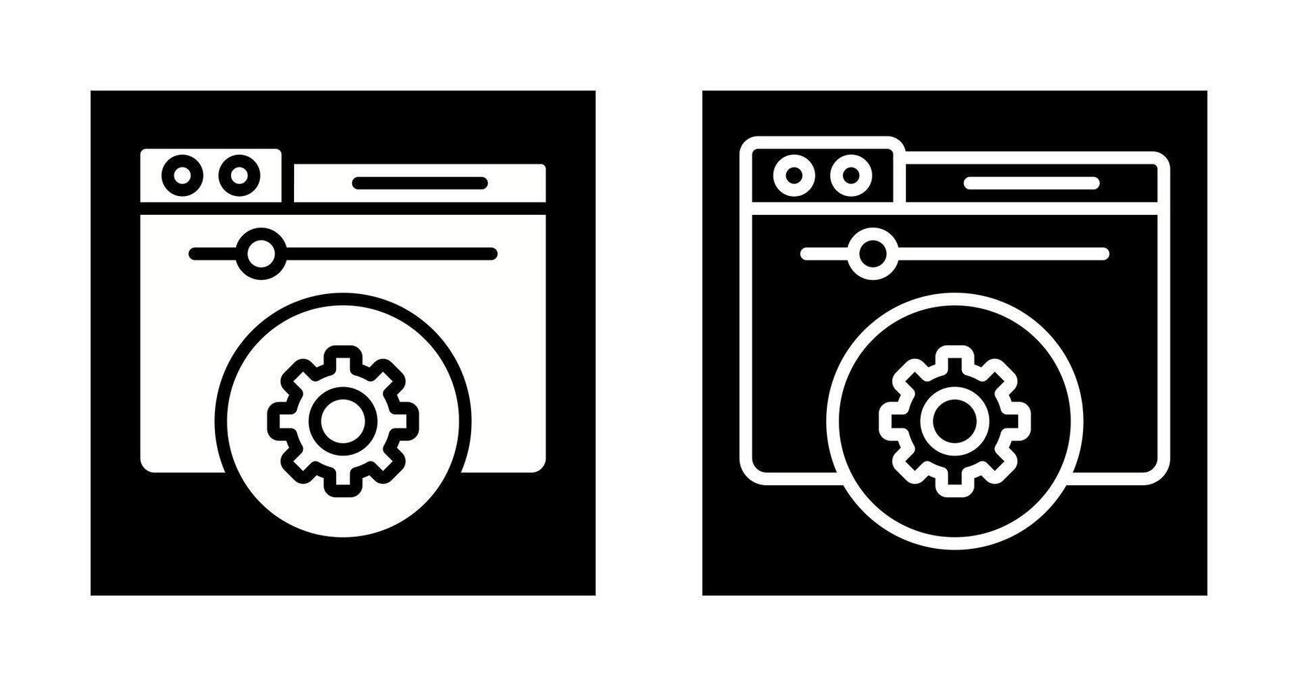 Hosting Control Panel Vector Icon