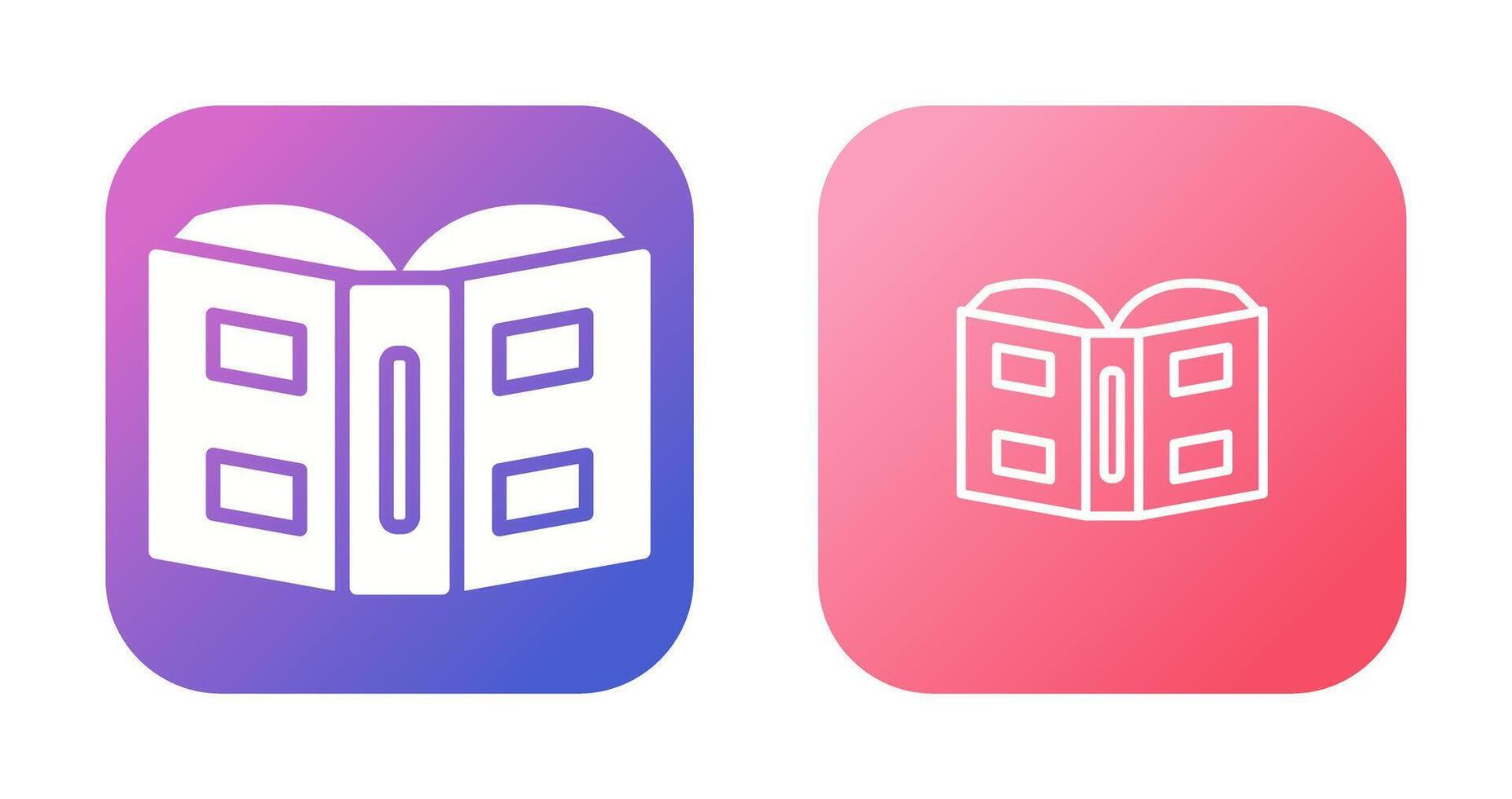 Open book Vector Icon