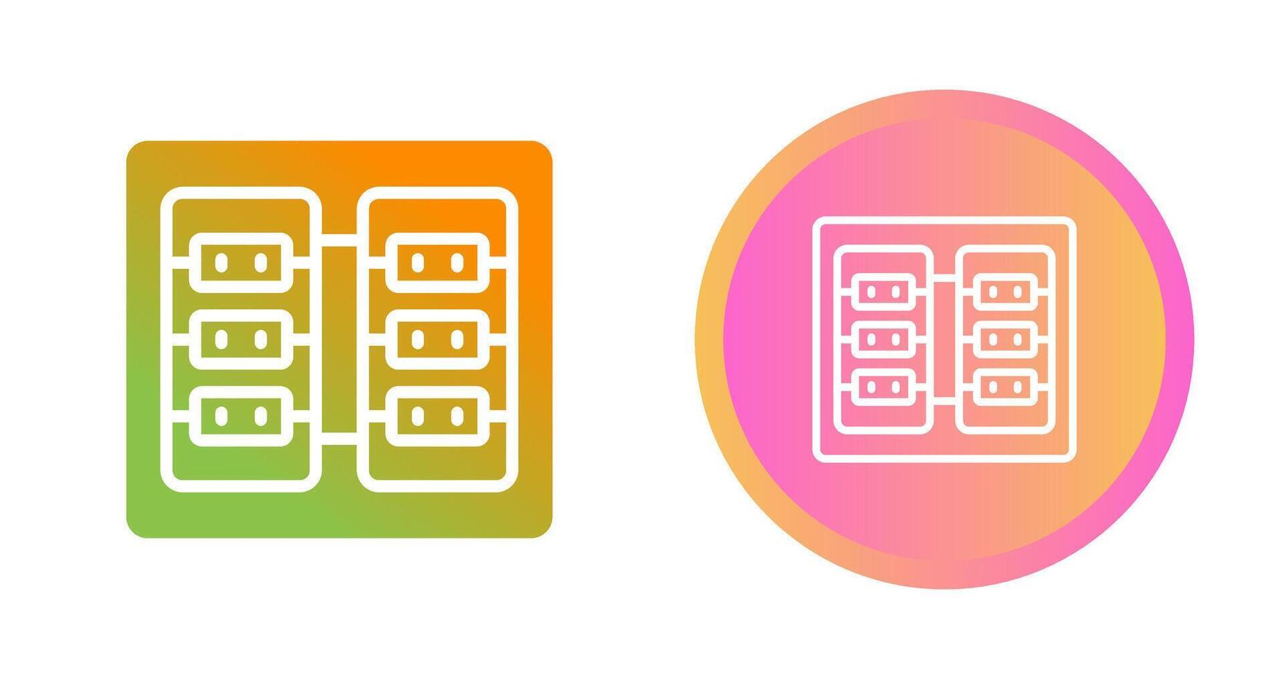 Server Room Vector Icon