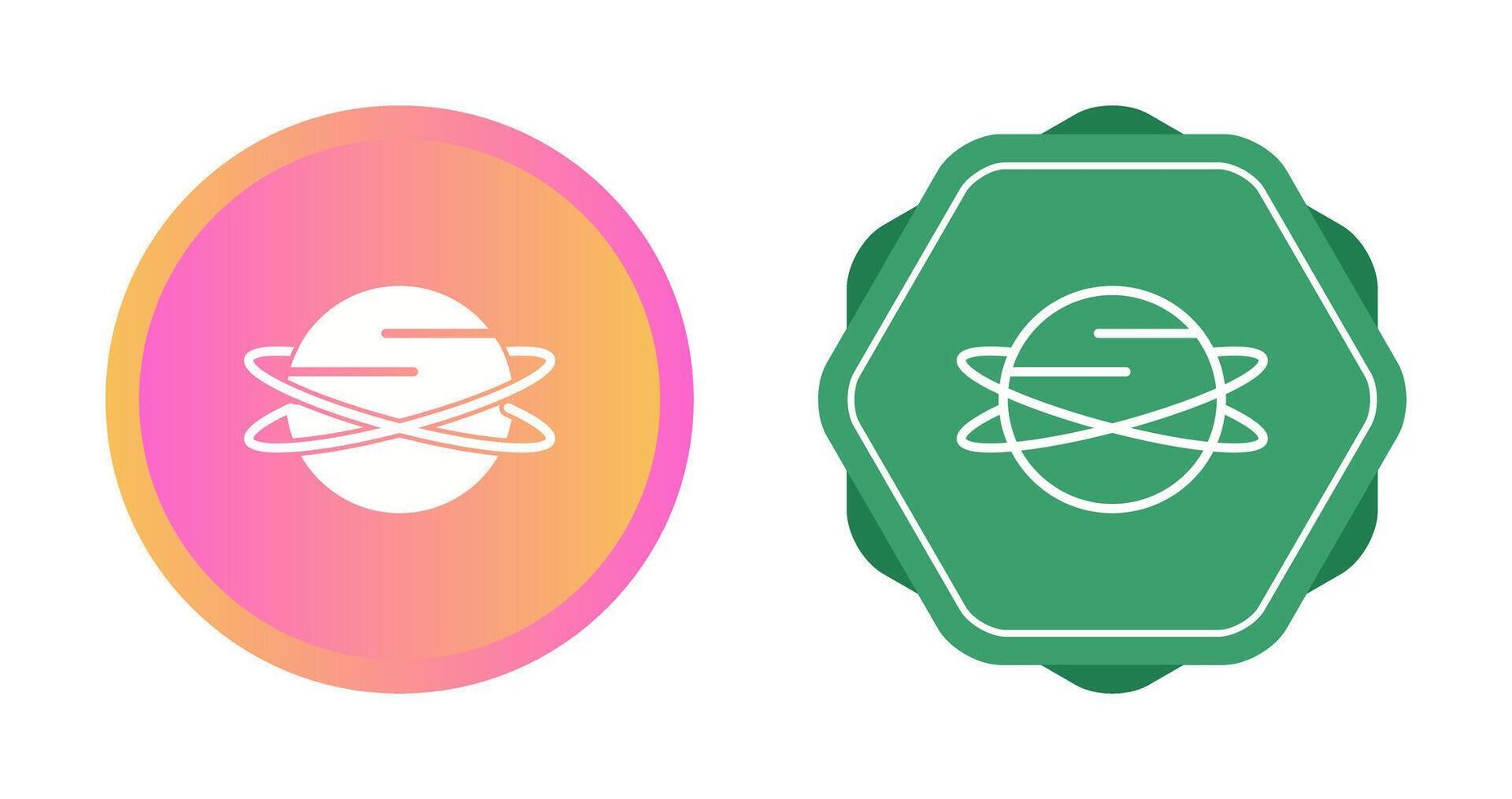 icono de vector de planeta