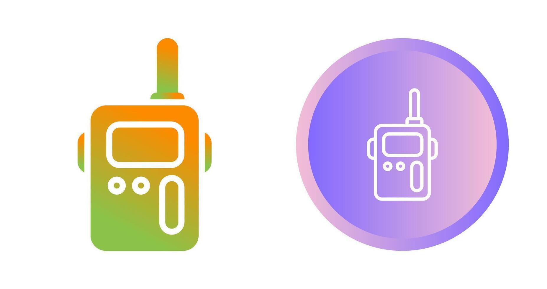 Emergency radio Vector Icon