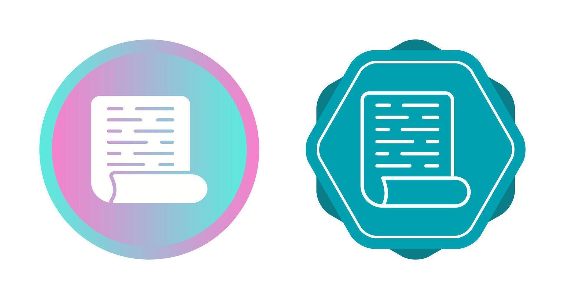Page with Curl Vector Icon