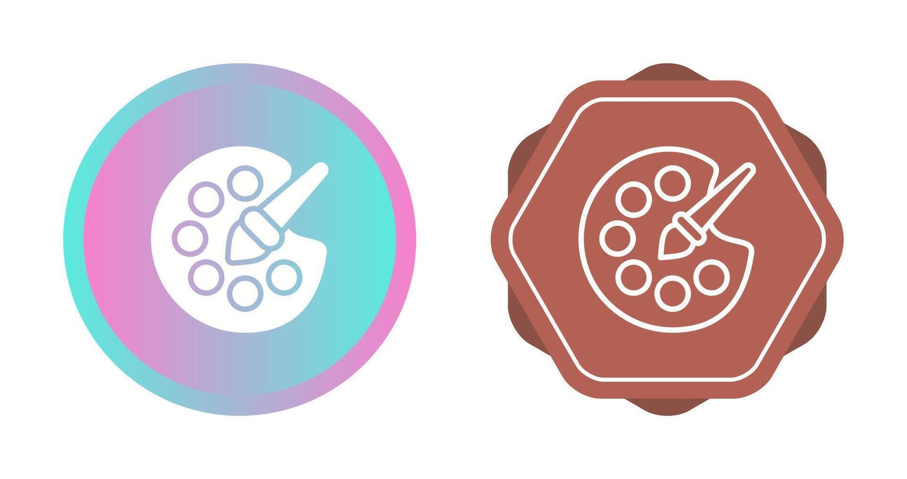 Artist Palette Vector Icon