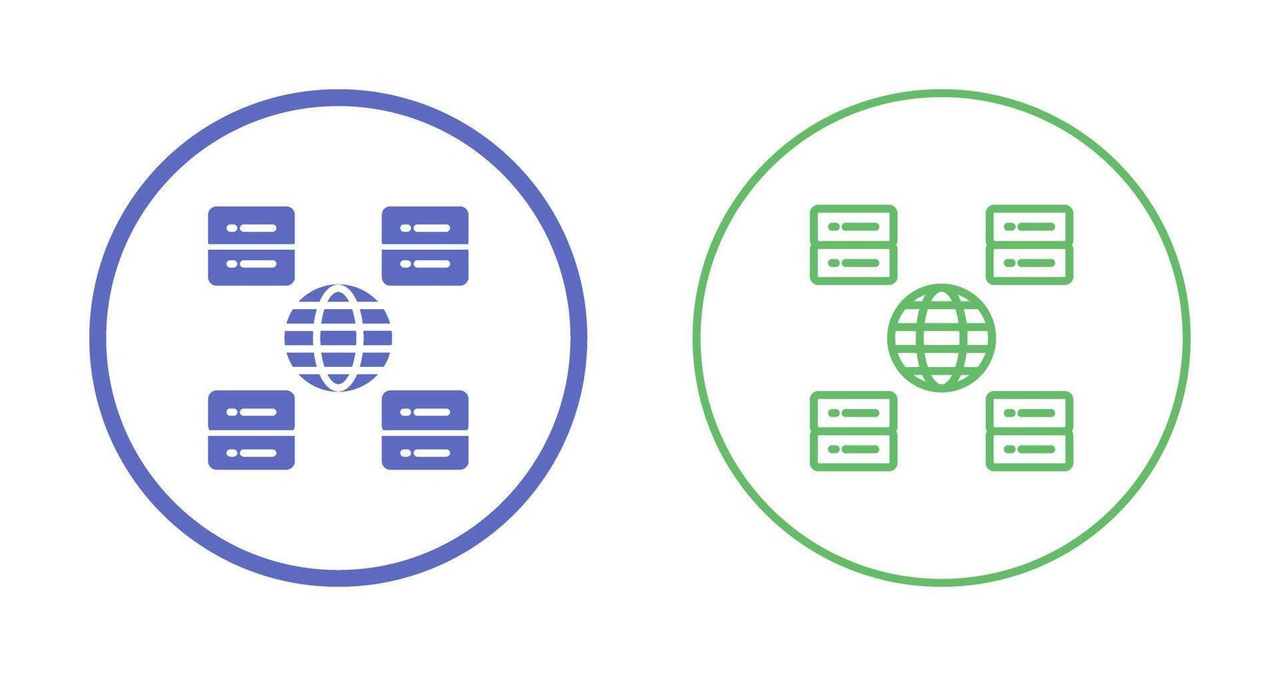 Content Delivery Network Vector Icon