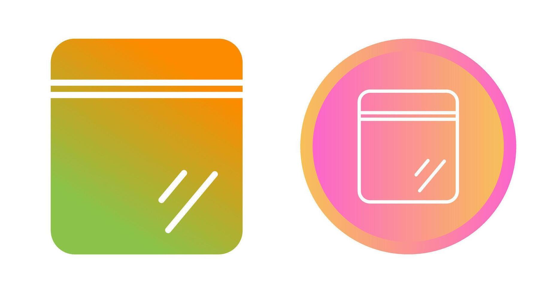 Ziploc bags Vector Icon