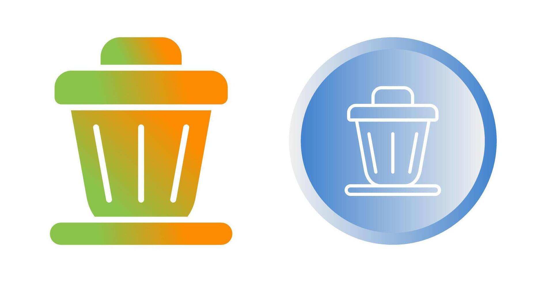 Trash bin Vector Icon