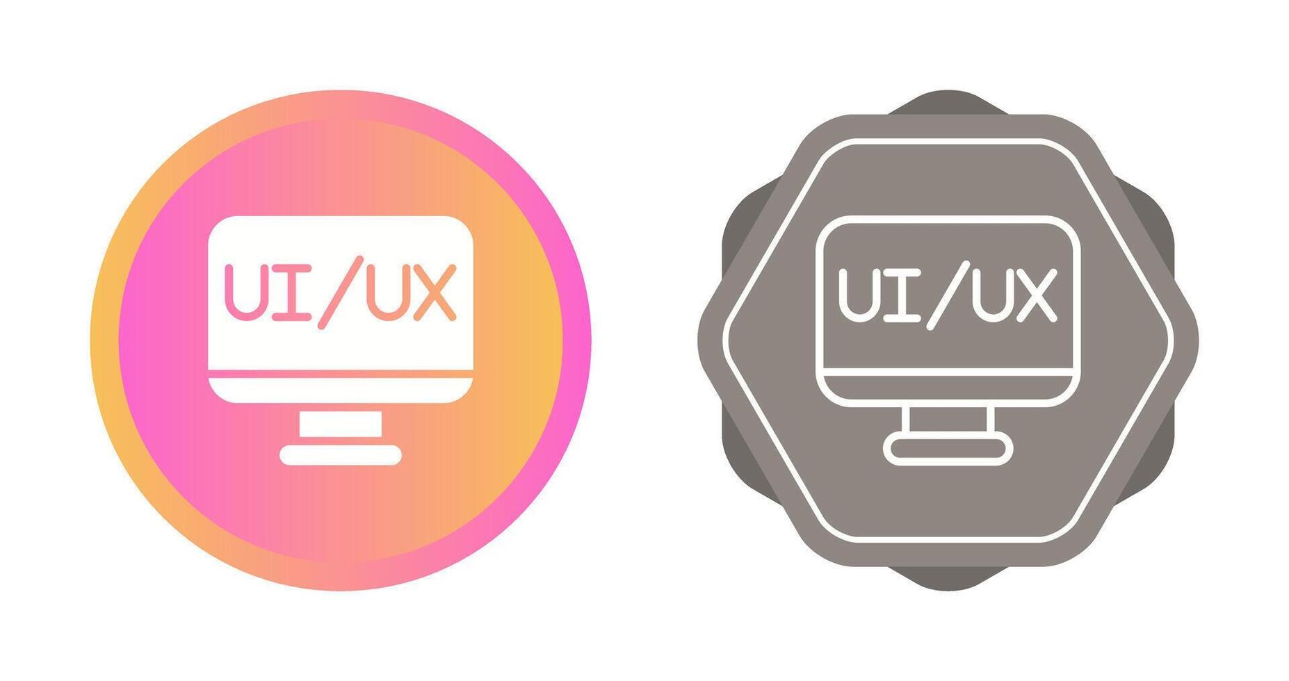 ux ui vector icono