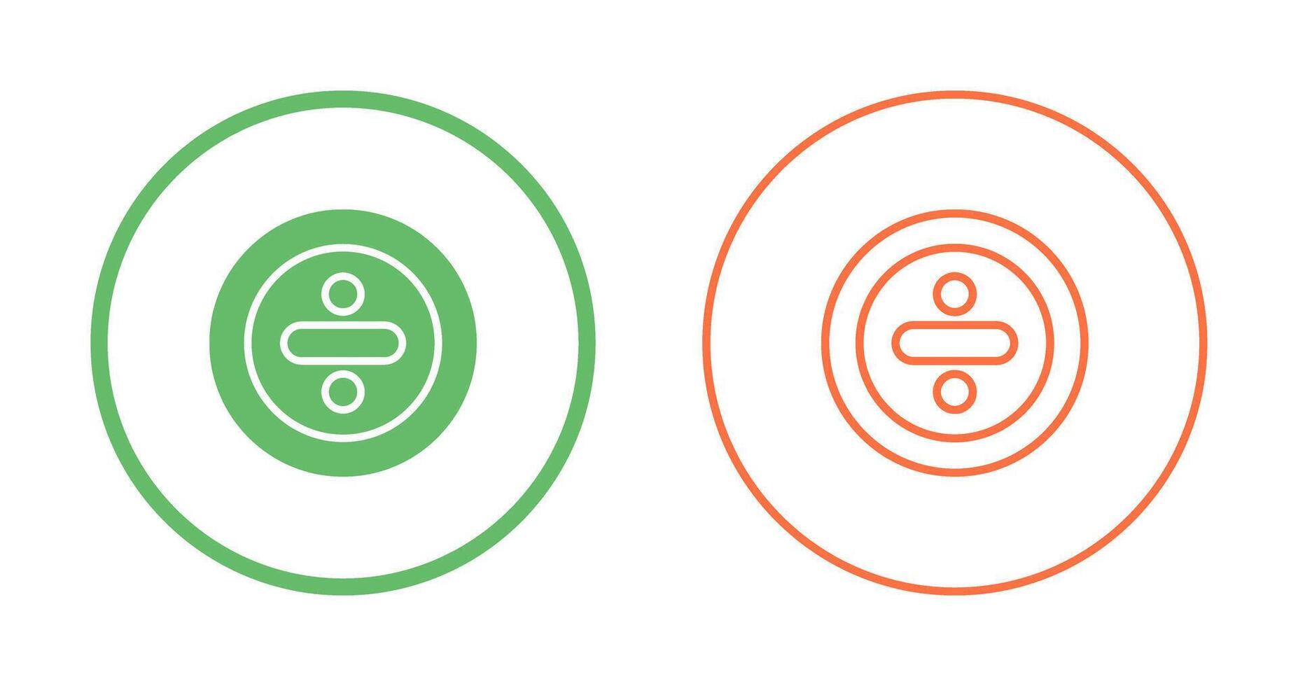 Division Vector Icon