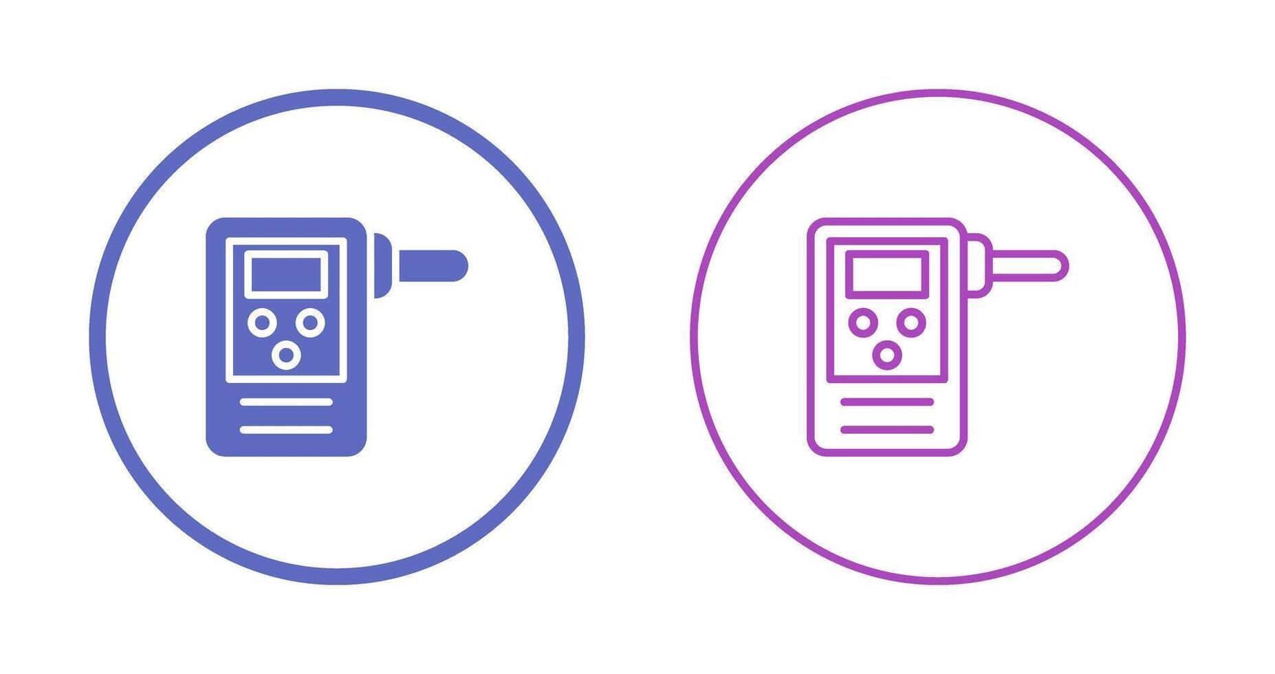 Breathalyzer Vector Icon