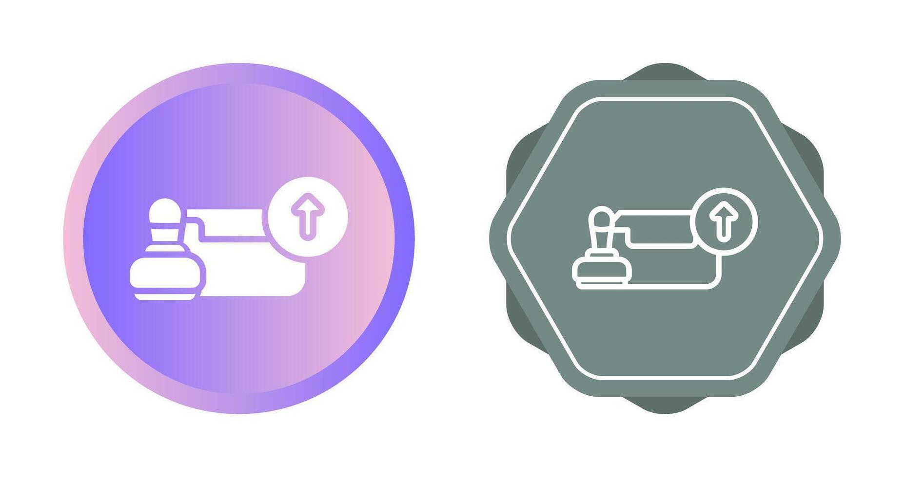 Outbox with stamp Vector Icon