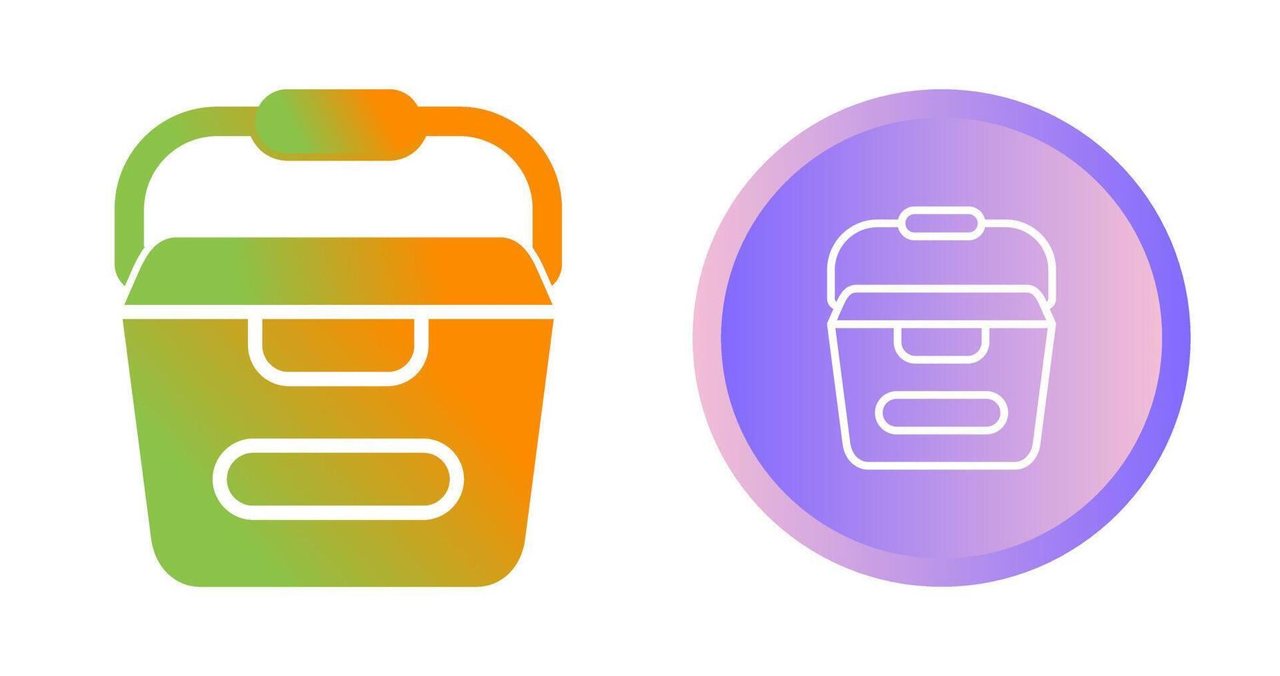 Portable water container Vector Icon