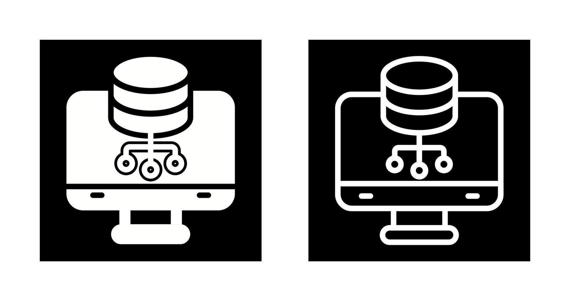 Database Management Vector Icon