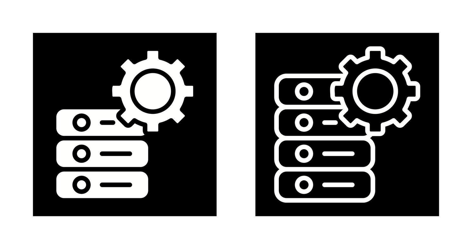 Database Management Vector Icon