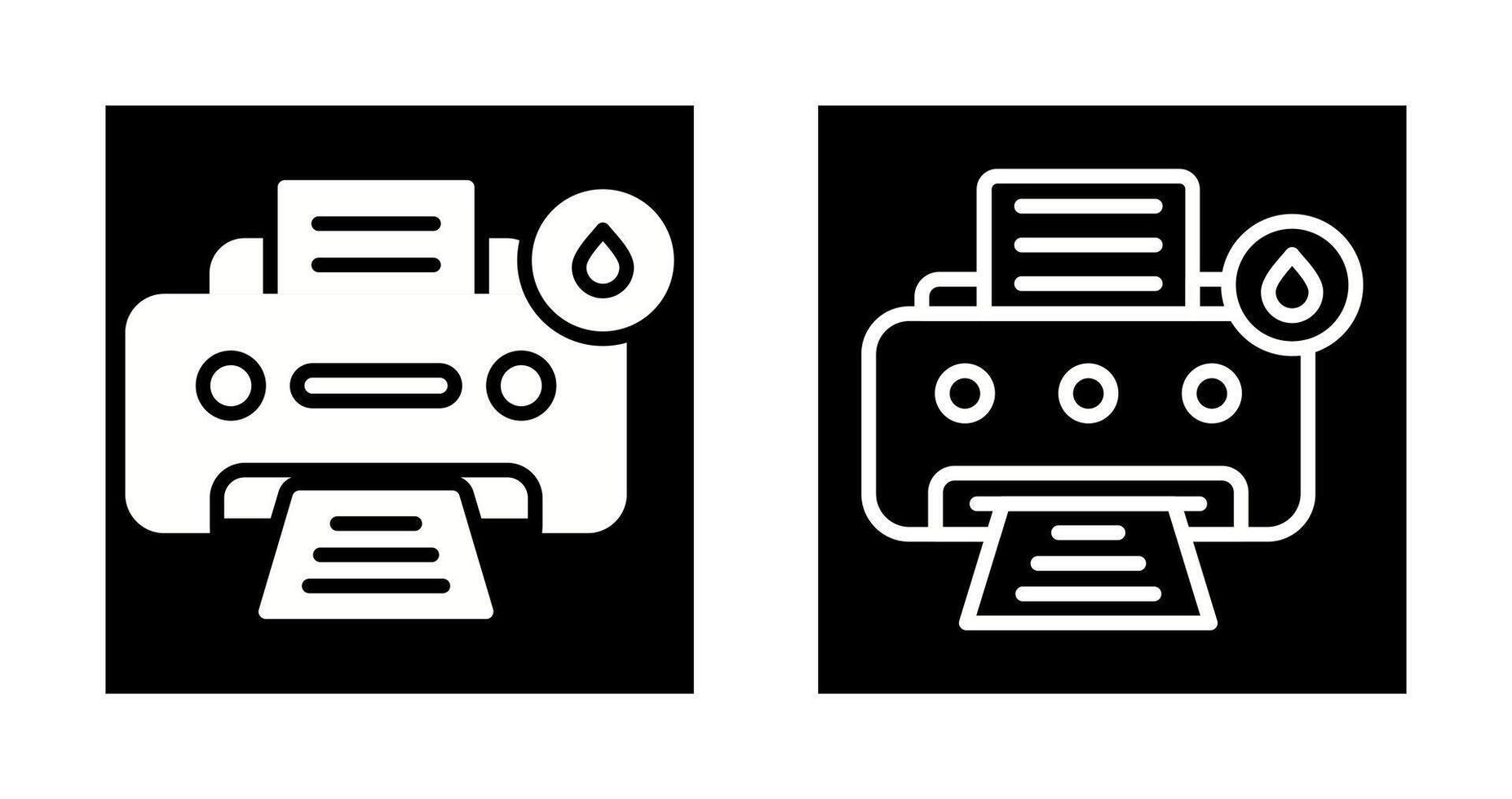 Inkjet Printer Vector Icon
