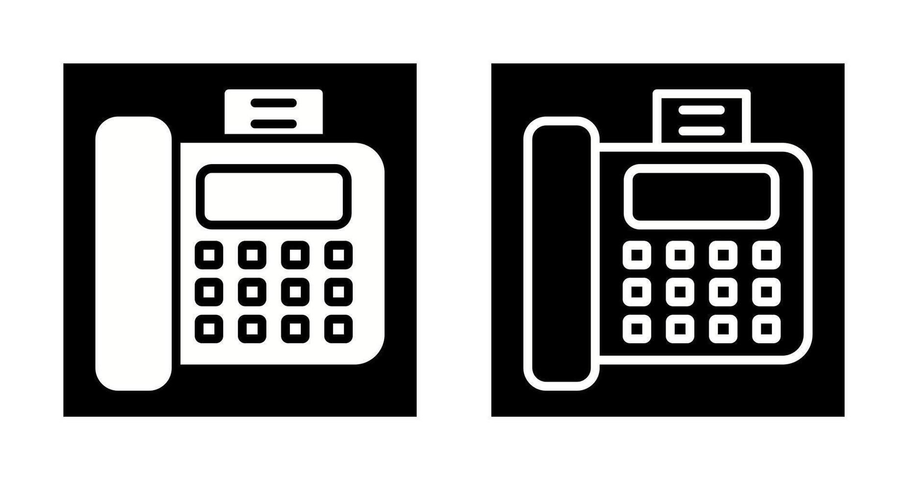 Fax Machine Vector Icon