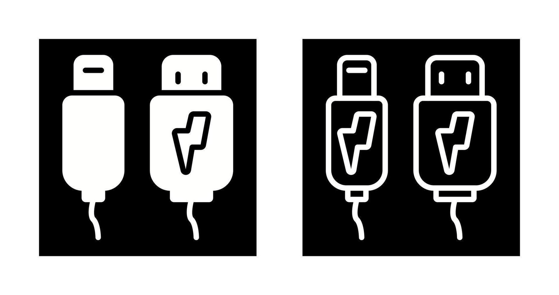 Thunderbolt Vector Icon