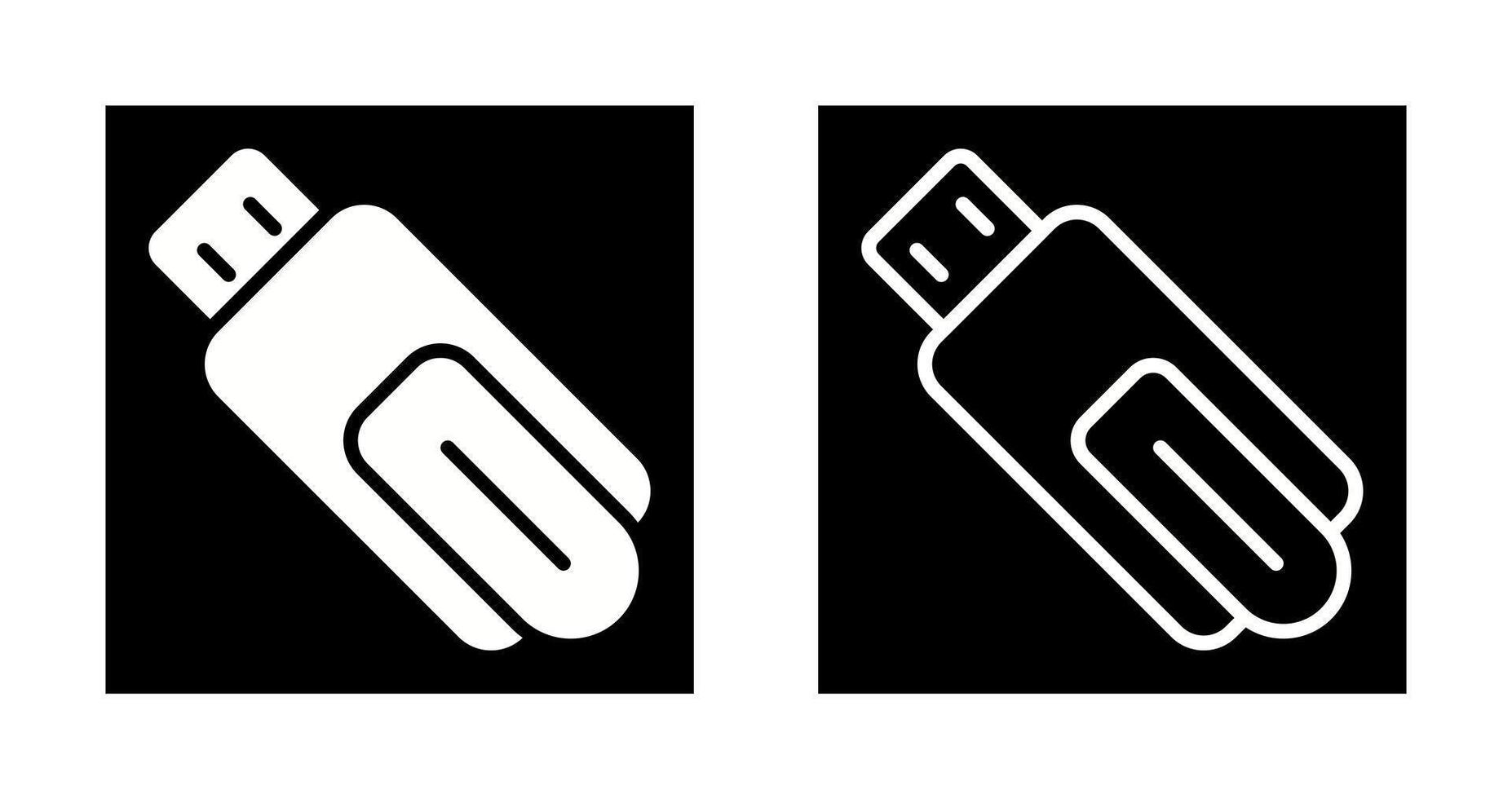 USB Flash Drive Vector Icon