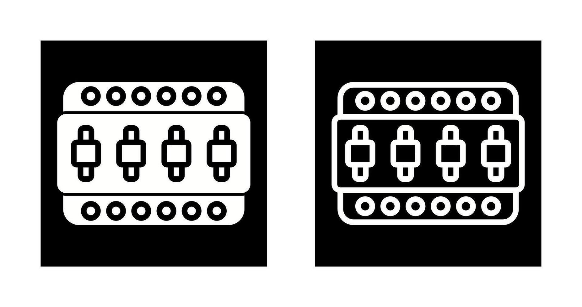 icono de vector de interruptor de transferencia