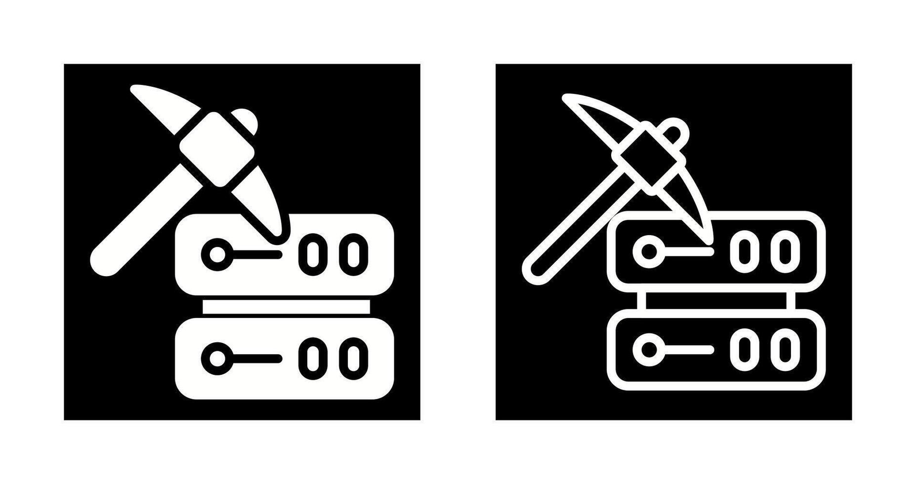 Data Mining Vector Icon