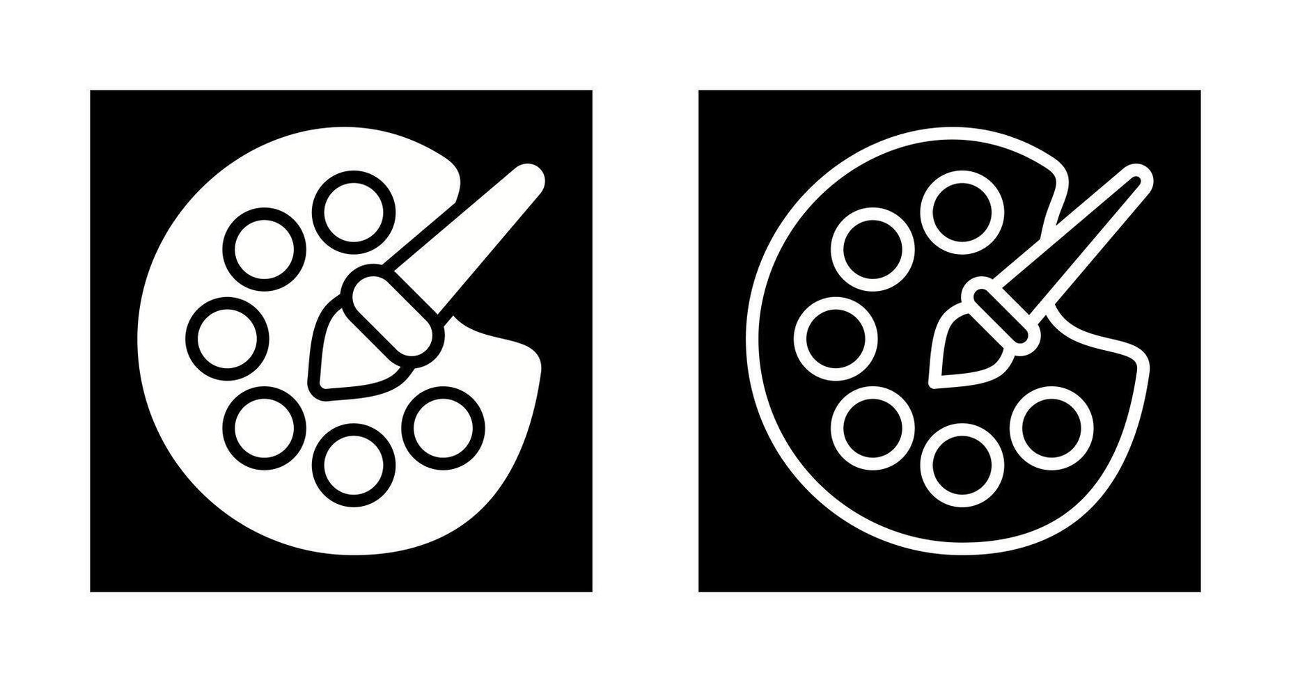 Artist Palette Vector Icon