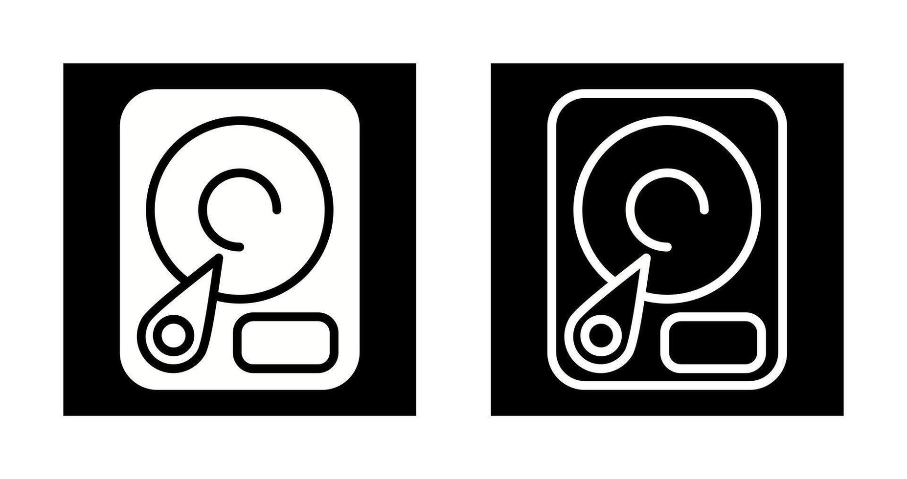 Hard Drive Vector Icon