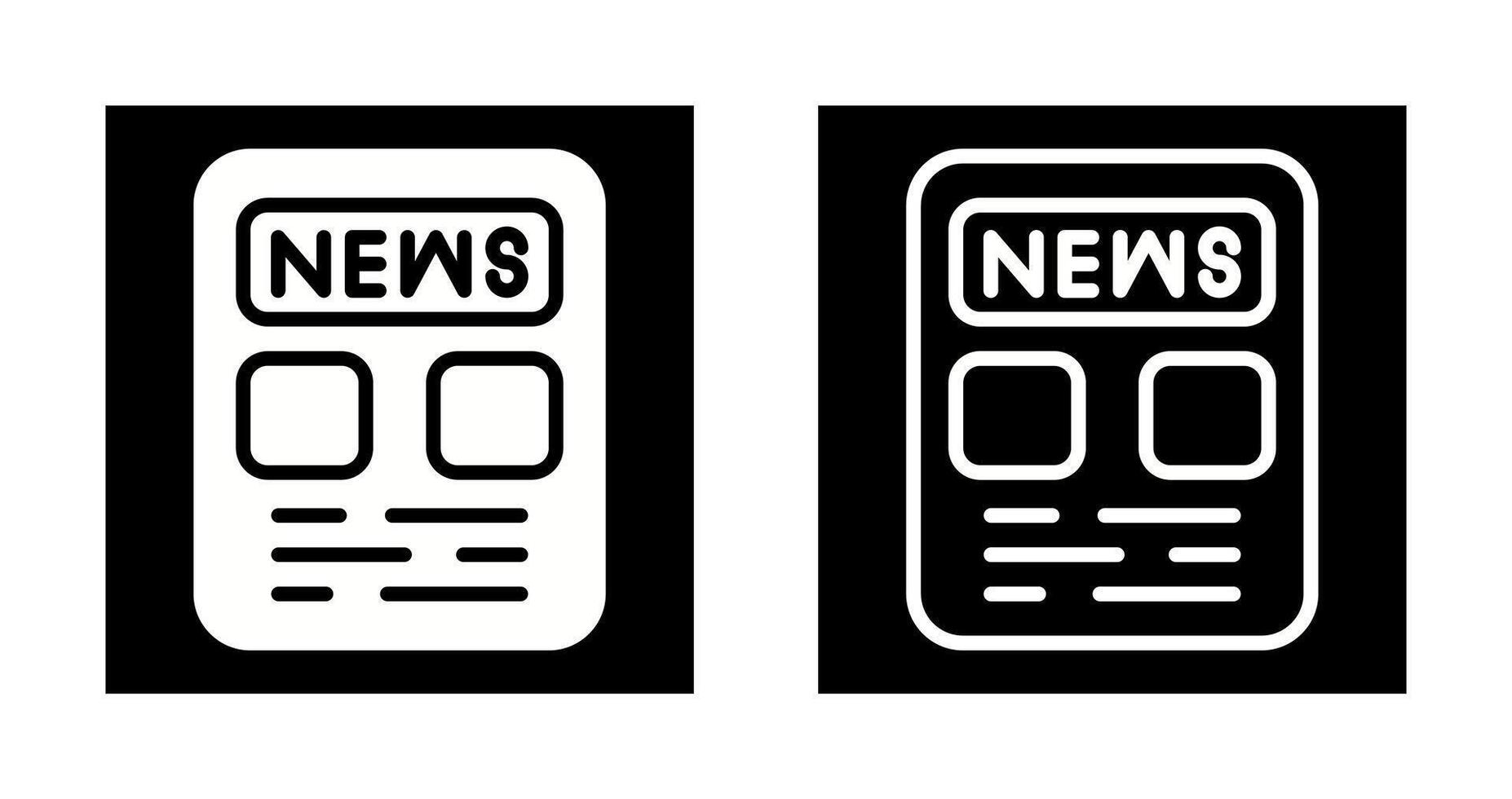 Newspaper Vector Icon
