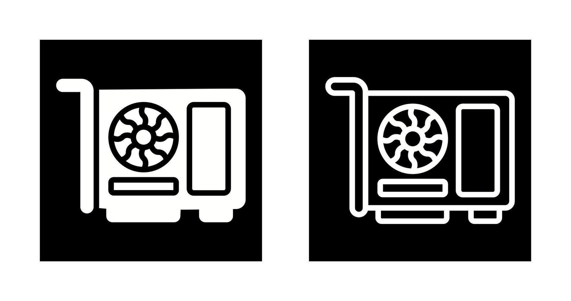 Graphic Card Vector Icon