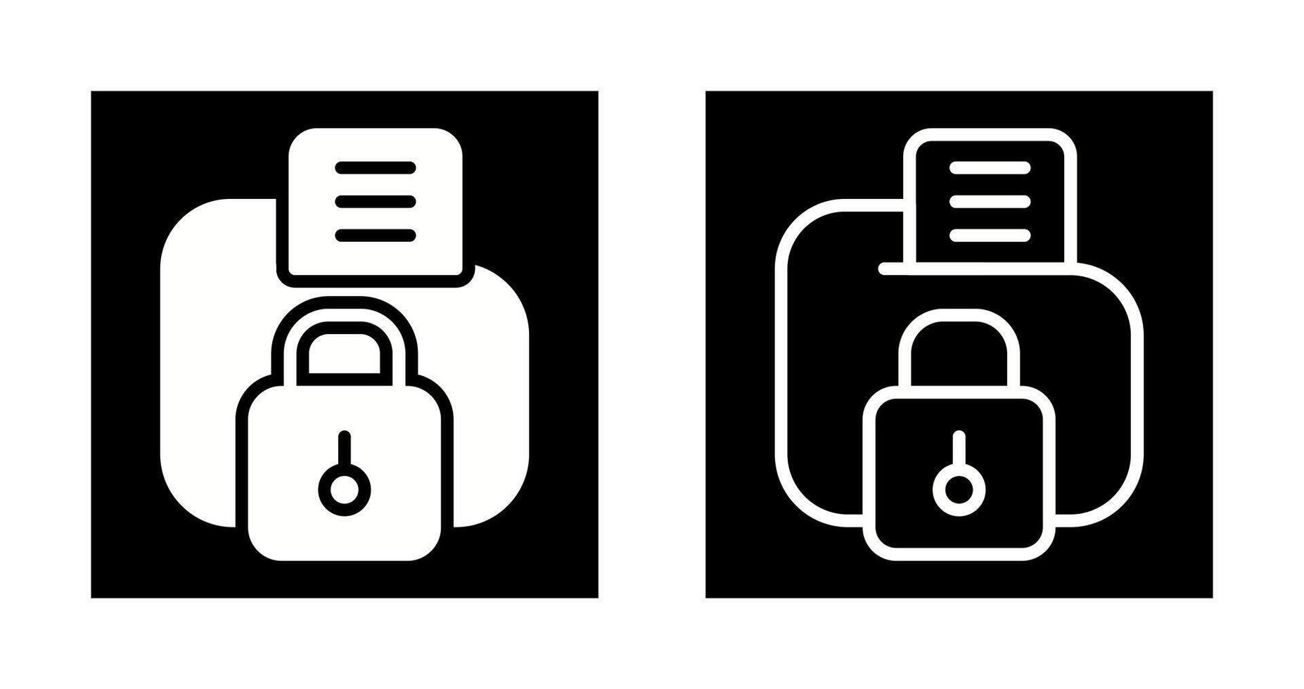 icono de vector de protección de datos