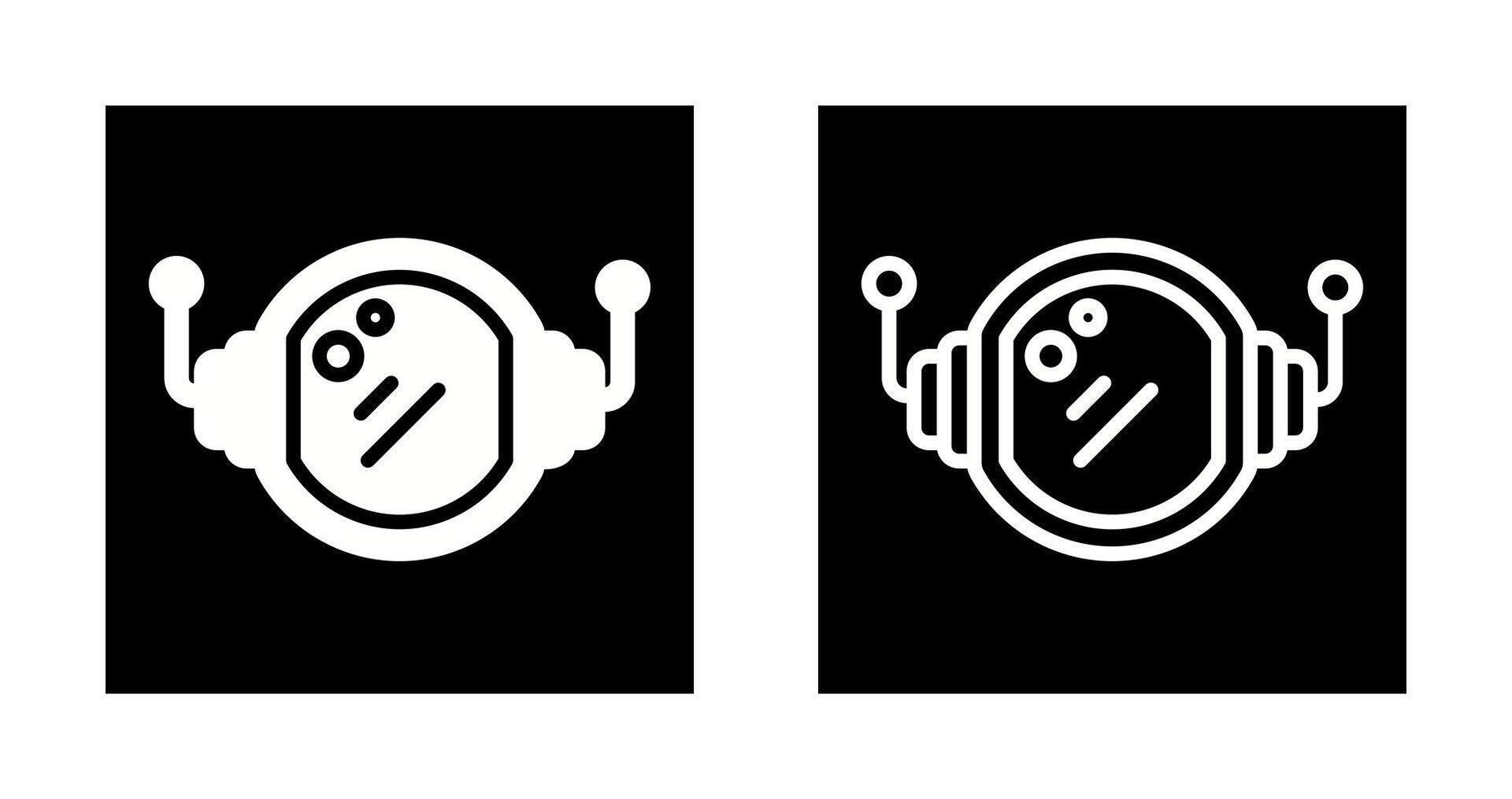 Astronaut Helmet Vector Icon