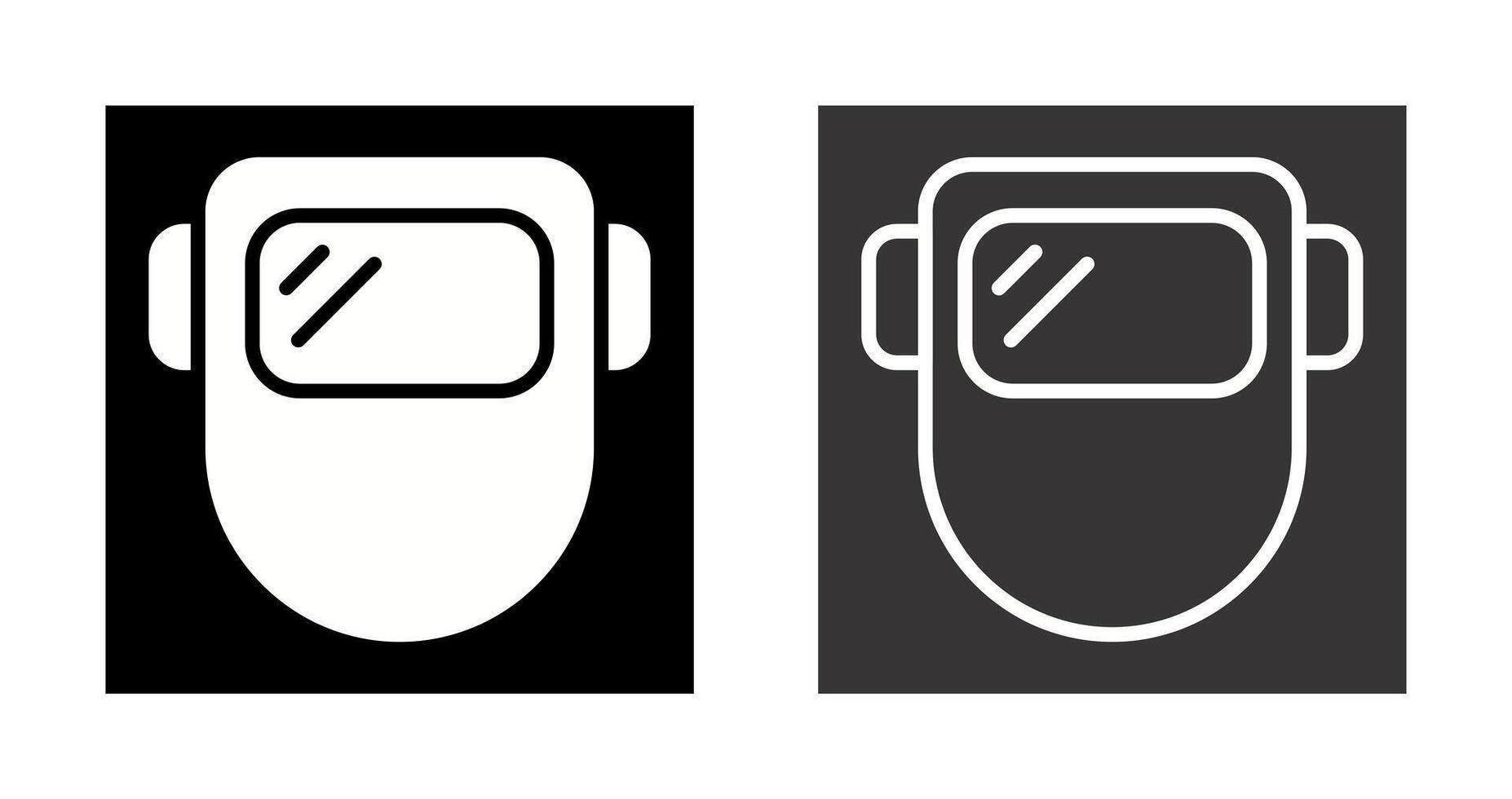 Welding mask Vector Icon