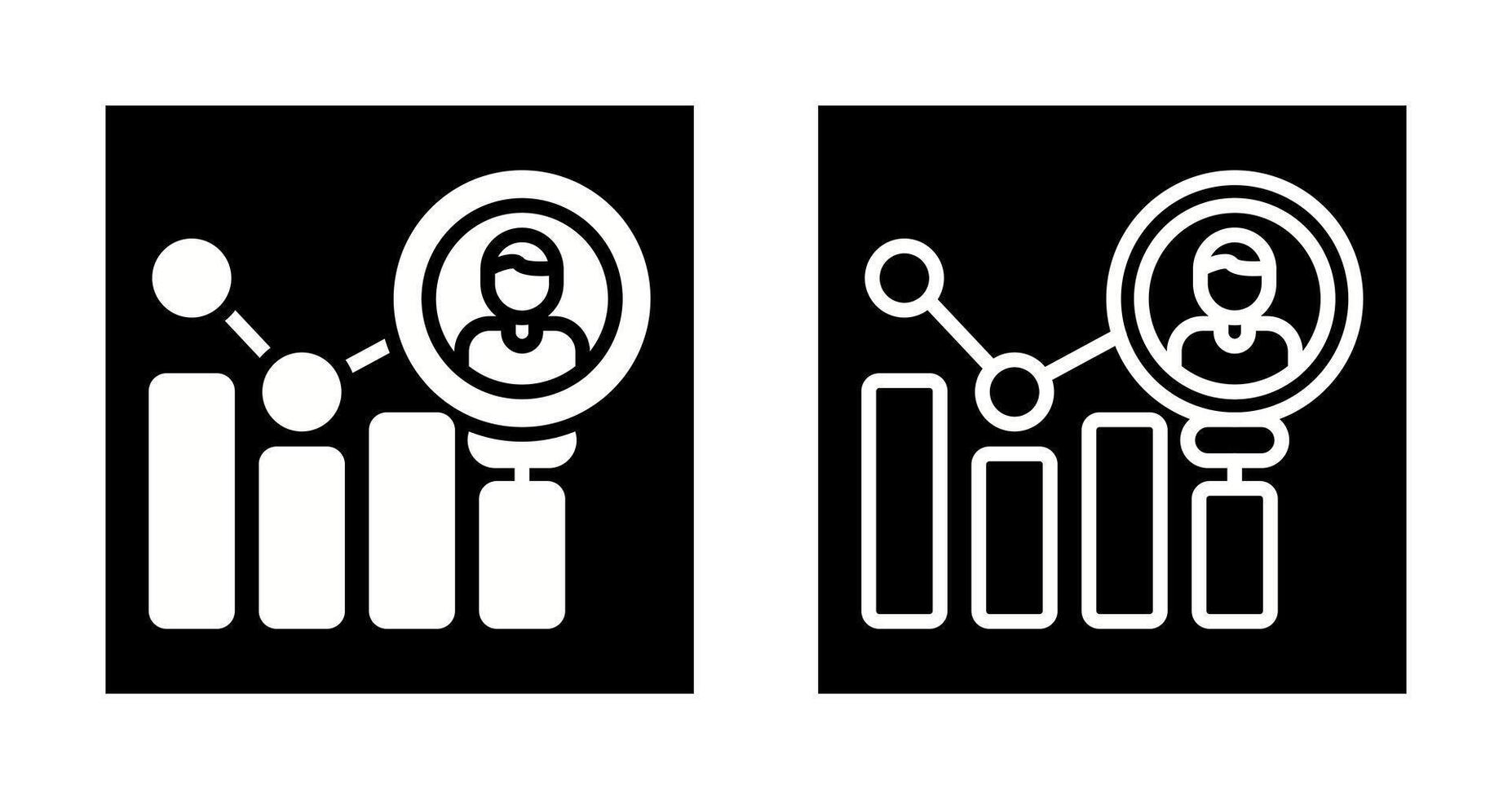 Customer Analytics Vector Icon