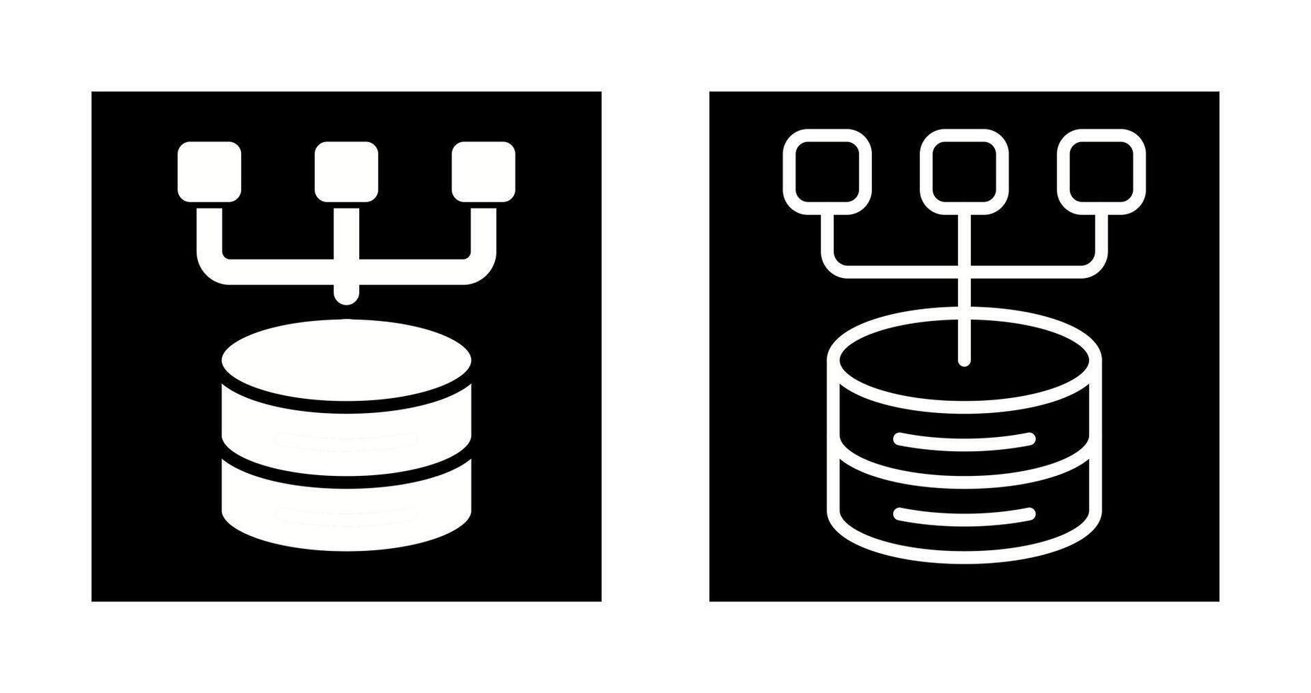 datos modelado vector icono