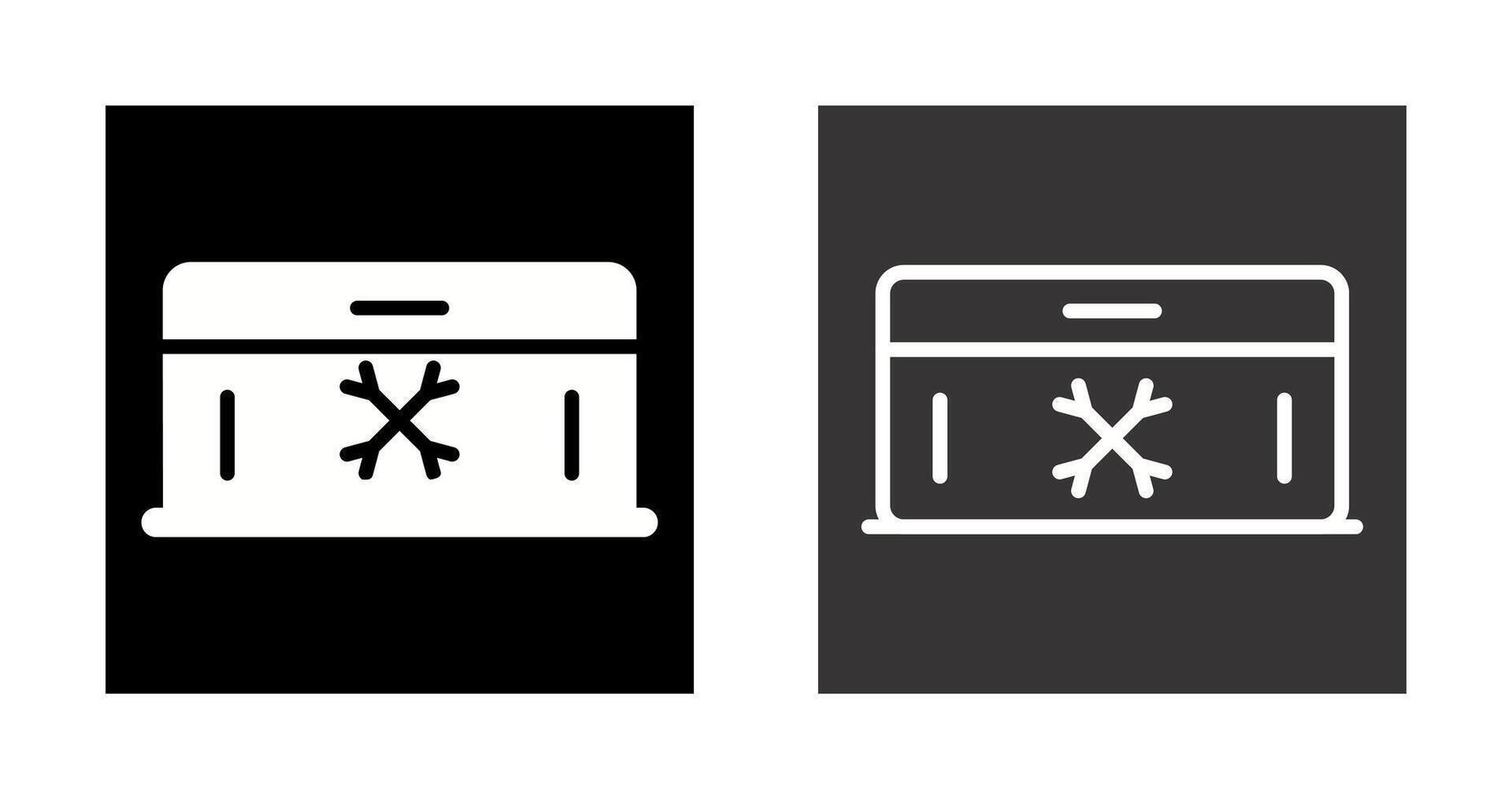 Freezer Vector Icon