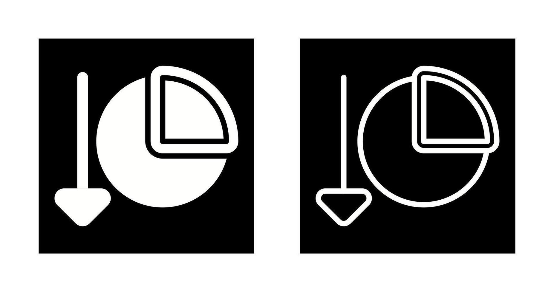 Chart Decreasing Vector Icon