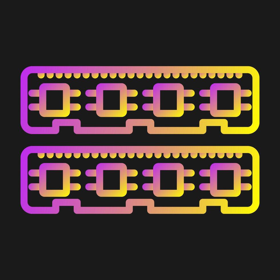 Ram Memory Vector Icon