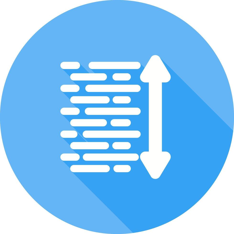 Line Spacing Vector Icon