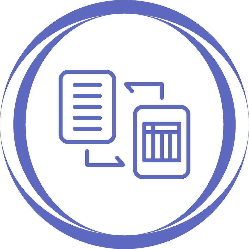 Document Workflow Vector Icon