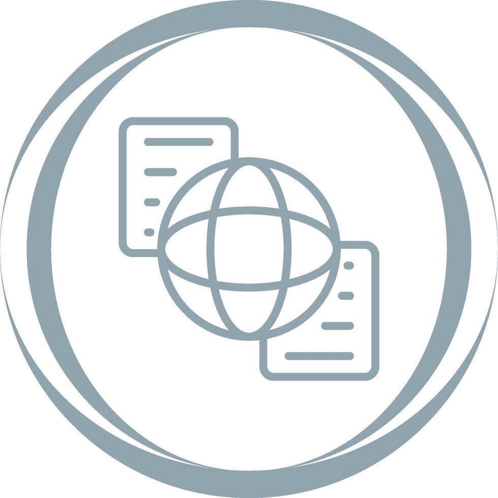 Document Sharing Vector Icon