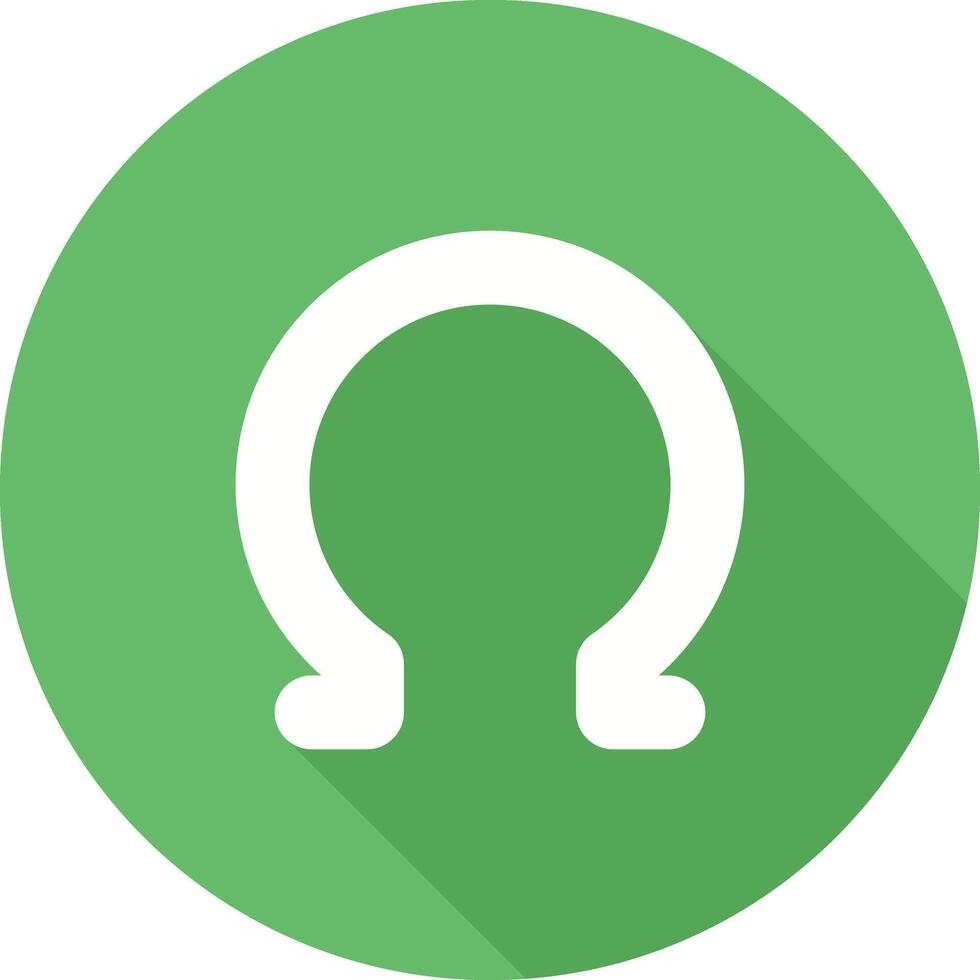 Omega Vector Icon