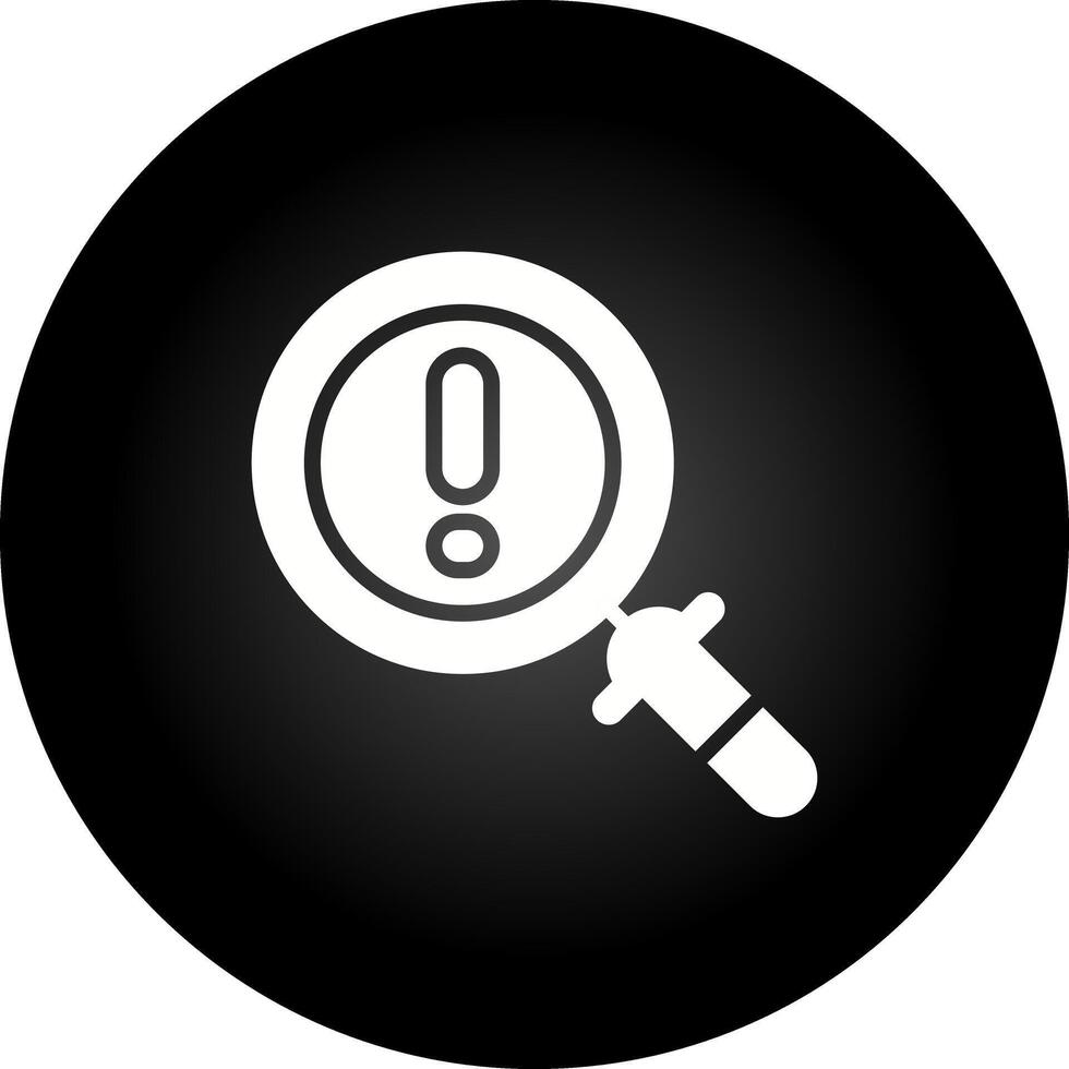 icono de vector de alerta