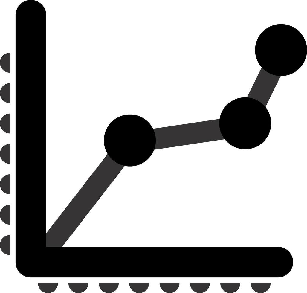 Line Chart Vector Icon